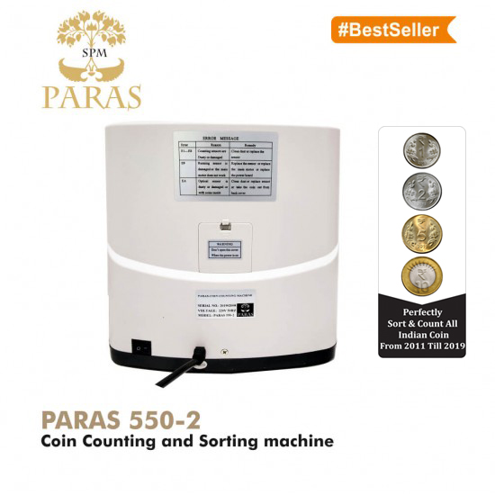 Coin Counting and Sorting PARAS-550-2