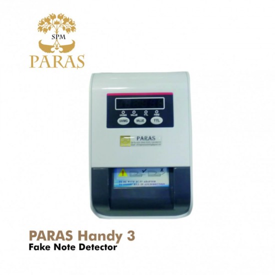 Fake Note Detector PARAS-HANDY-3