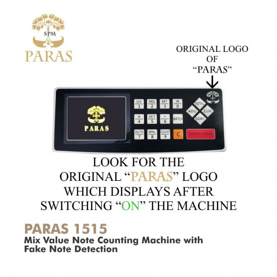 Mix Value Counting Machine PARAS-1515